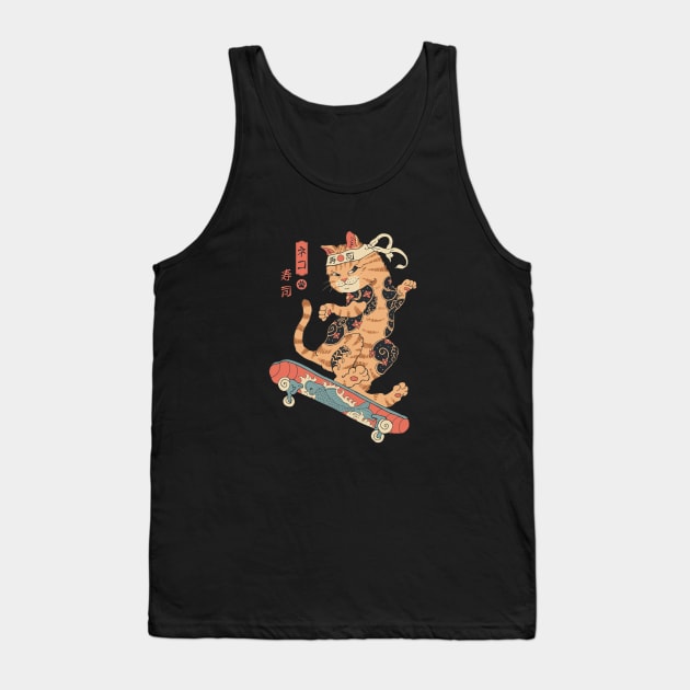 Skatana Tank Top by Vincent Trinidad Art